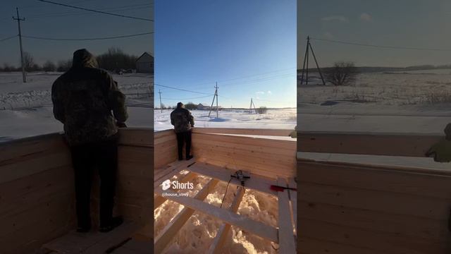 Собираем дом из бруса