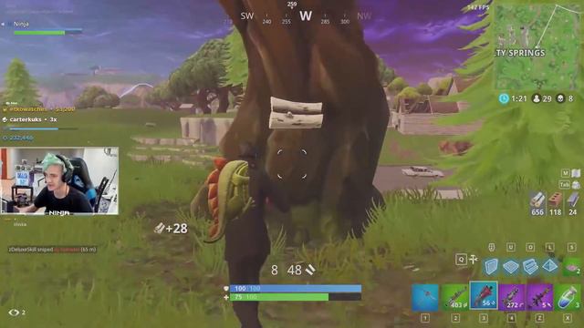 Solo Squad Extermination! - Fortnite Battle Royale Gameplay - Ninja смотреть онлайн