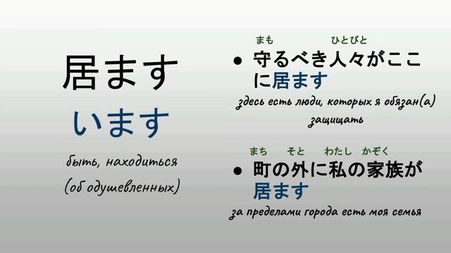 21-40 ❘ Глаголы японского языка для начинающих ❘ JLPT N5