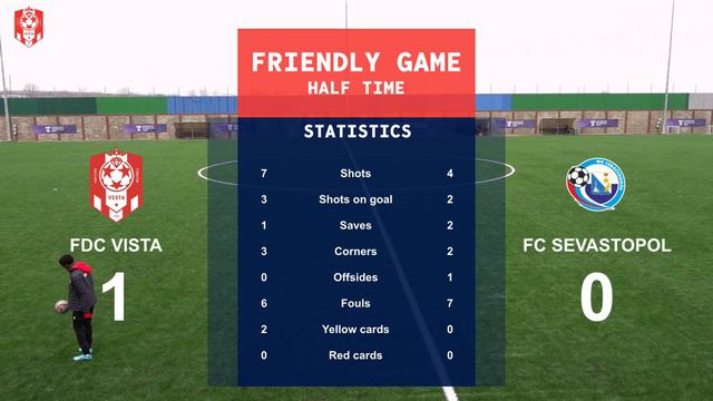 FDC «VISTA» - FC «SEVASTOPOL». FRIENDLY GAME смотреть онлайн