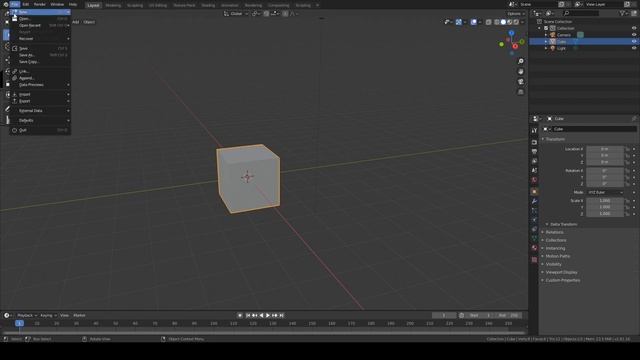 Blender. Огляд основних меню програми смотреть онлайн