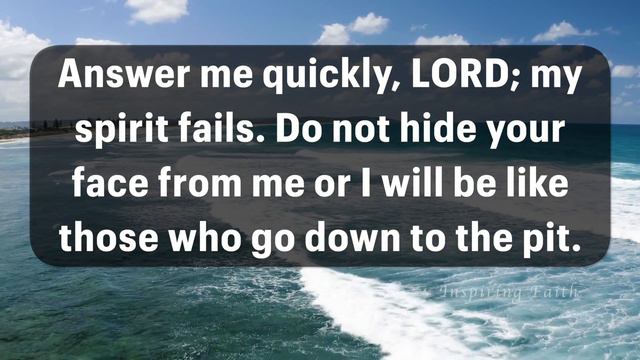 Psalm 143 - An Earnest Appeal for Guidance and Deliverance | Inspiring Faith Series | NIV смотреть онлайн
