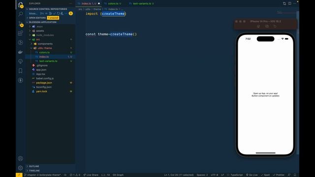 Build your first full-stack React Native app Todo List Tutorial - 07 Theme смотреть онлайн