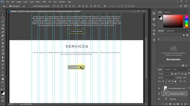 Website Designing in Photoshop CC in One Video in Hindi смотреть онлайн