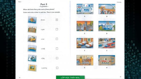 Flyers 3 TEST 2 Authentic Examination Papers - Listening Tests 2 (Có ĐÁP ÁN & SÁCH PDF ở phần mô tả