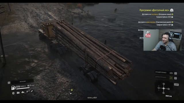 SnowRunner: Мичиган (США). Стил-Ривер. Контракт - Программа "Доступный лес" #1! смотреть онлайн