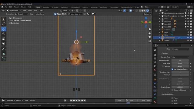 Blender 3.6 - camping fire - quick smoke - images as plane - tutoria смотреть онлайн
