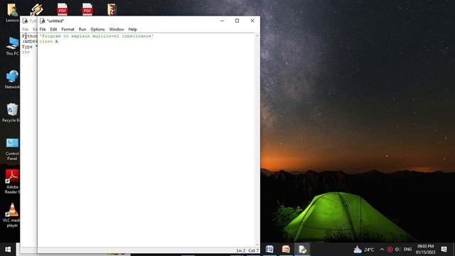 Multilevel Inheritance In Python смотреть онлайн