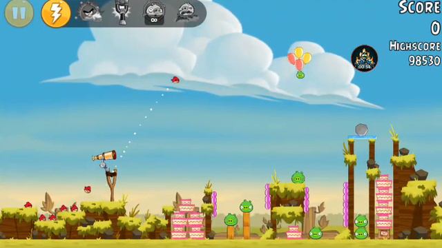 Angry Birds Classic Gameplay - Episode - Tutorial - Chapter 0 - Level 1-15 - Three Stars смотреть онлайн