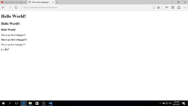 Basic HTML tutorial 2 (Adding Image & Formatting Text in Paragraph) смотреть онлайн