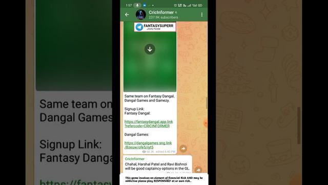 Best Fantasy Telegram Channel | Best Fantasy Team Provider | смотреть онлайн