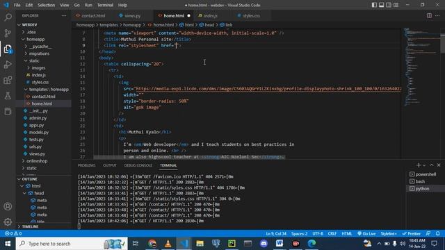 PART 29(CSS-Beginner): HOW TO CONFIGURE CSS FILES IN DJANGO PROJECT смотреть онлайн