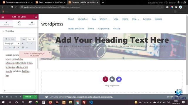 How To Add Background Images In Elementor WordPress | Background Images Overlay смотреть онлайн