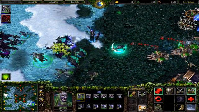 Warcraft III - Night Elf Speed Tech - FFA v AI смотреть онлайн