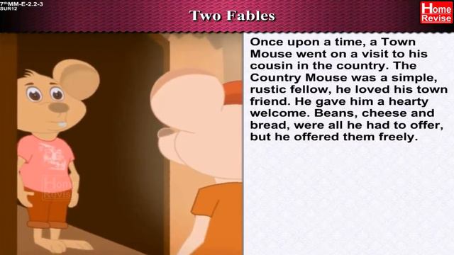 Two Fables | Class 7 | English | Marathi Medium | SSC Board | Home Revise смотреть онлайн