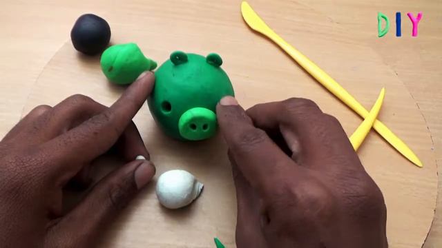 Do It Yourself Clay Art - ANGRY BIRDS PIG | Episode 65