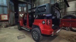 Детальный тест BAIC BJ40: грейдер и бездорожье, снимаем крышу и двери, примеряем другие диски