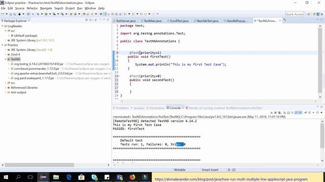 TestNG Introduction Setup and Annotations смотреть онлайн
