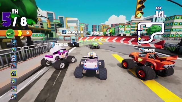 Blaze and the Monster Machines: Axle City Racers - All Vehicle Characters смотреть онлайн