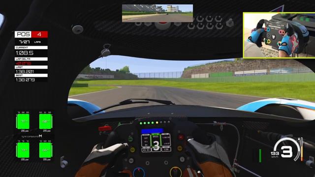 Assetto Corsa PS4 | Praga R1 @ Vallelunga | Starting last and keeping the strategy | Telegram Spain смотреть онлайн