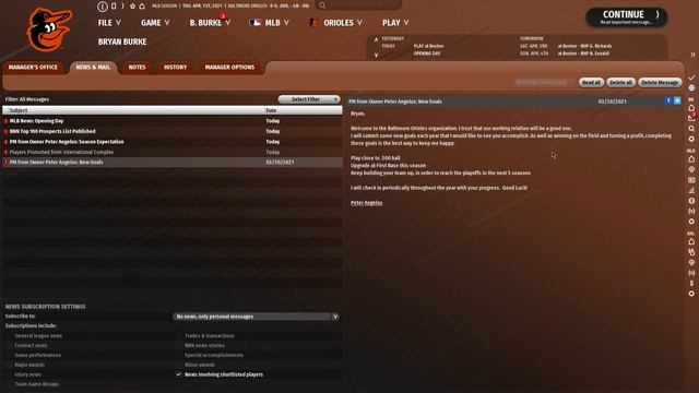Out of the Park Baseball 22 - Orioles Rebuild | Episode #1 - “Pilot” | OOTP 22 Franchise смотреть онлайн