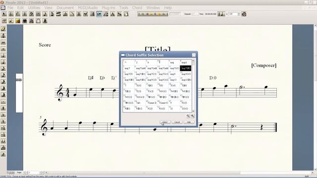 Finale 2012 для чайников. Урок 13 - Аккорды смотреть онлайн