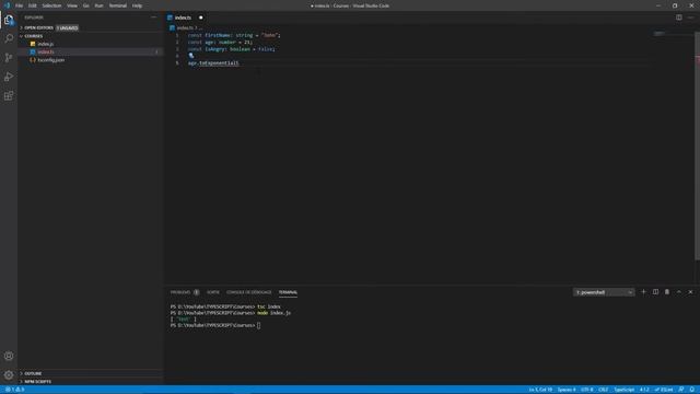 Apprendre le TypeScript - 02 - Les variables et leurs types смотреть онлайн