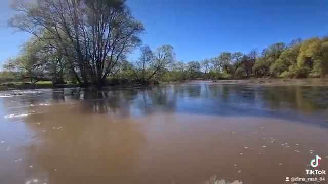 С.Лопатино р.Таруса разлив реки после дождей смотреть онлайн