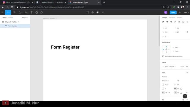 Pengenalan Figma - Belajar Menjadi UI Designer смотреть онлайн
