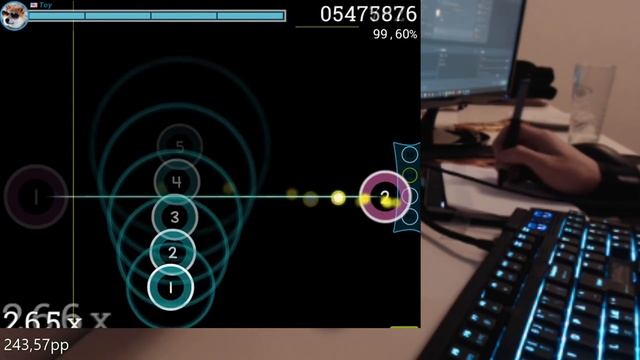 ★6.6 Aim Map! - Merry Merry Go Round | AntoN Liveplay! | osu! смотреть онлайн