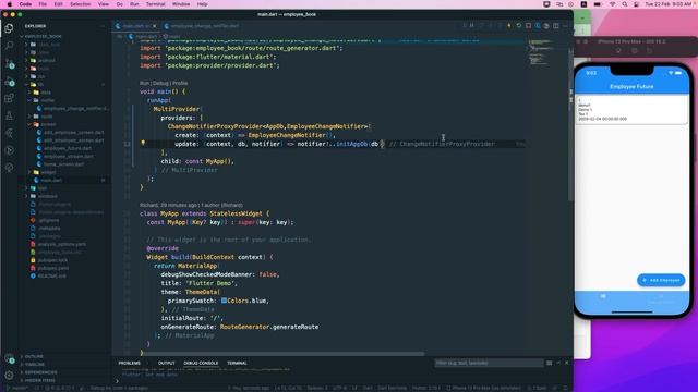 Flutter | SQLite | Drift | Provider : 23. ChangeNotifierProxyProvider смотреть онлайн