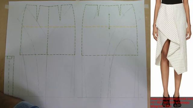 Моделируем юбки. Modelado de faldas #курсы кройки и шитья #diseño de modas смотреть онлайн