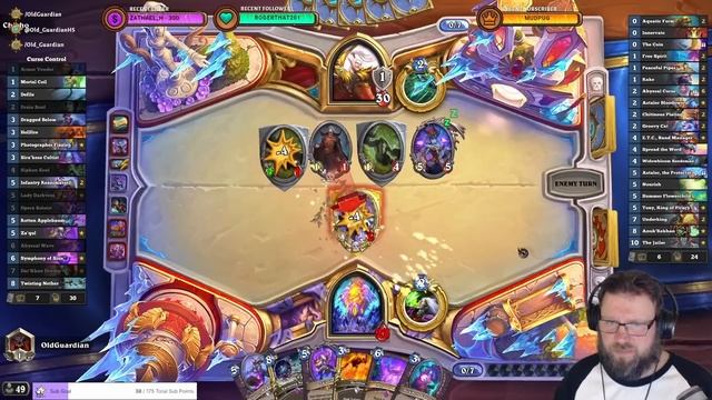 BUFFED Control Warlock Deck! Hearthstone Festival of Legends Gameplay смотреть онлайн