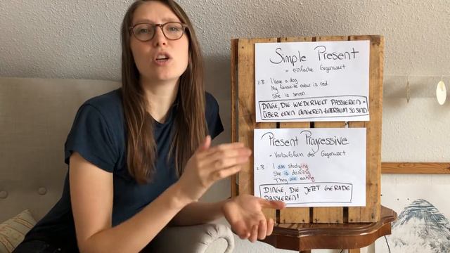 SIMPLE PRESENT vs. PRESENT PROGRESSIVE смотреть онлайн