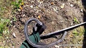 Скрытая калитка в заборе из профлиста