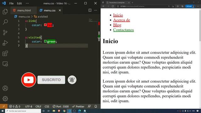 ▶️ #16 ¿Sabes CÓMO funcionan estas PSEUDOCLASES? ? Curso CSS смотреть онлайн