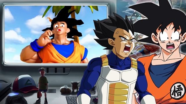 Vegeta And Goku React To If Goku and Vegeta were BLACK and 3D!? смотреть онлайн