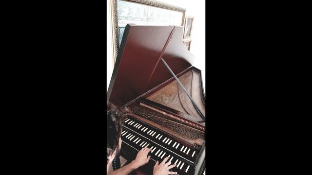 French Antique Harpsichord Improvisation Les Oiseaux du Jardin смотреть онлайн