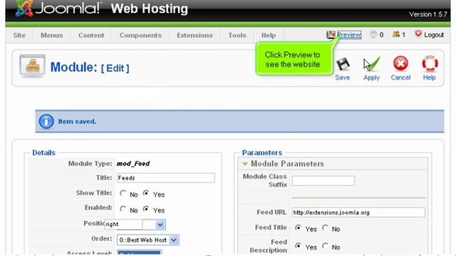 How to add an RSS feed module in Joomla | Tutorial смотреть онлайн