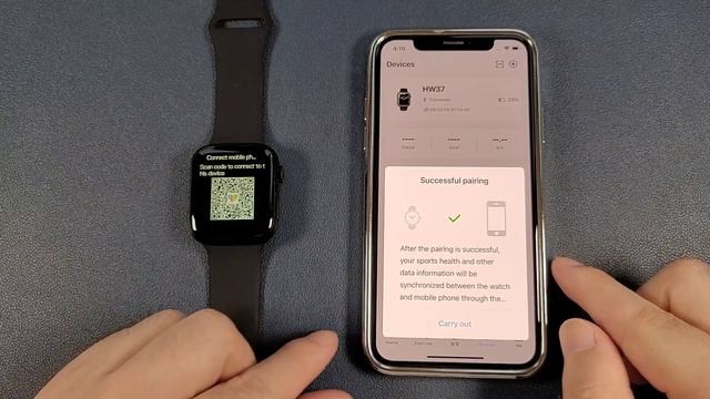 How HW37 Smartwatch Connect With Phone -Wearfit Pro App Connection Steps