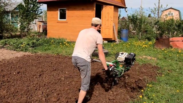 ФРЕЗЕРОВКА МОТОБЛОКОМ AURORA 1400 смотреть онлайн