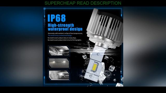 2PCS D1S D2S Headlight Canbus Bulb D3S D4S D1R D2R D3R D4R LED Car Light No Error 70W 20000LM Kit T