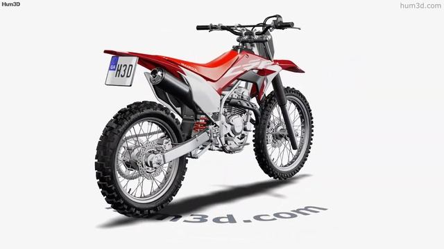 Honda CRF250 F 2021 3D model by Hum3D.com смотреть онлайн