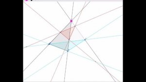 Projective Geometry 4 Desargues' Theorem Proof