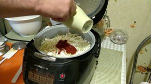 Вкусная тушеная капуста в мультиварке!!! Простой рецепт!!!