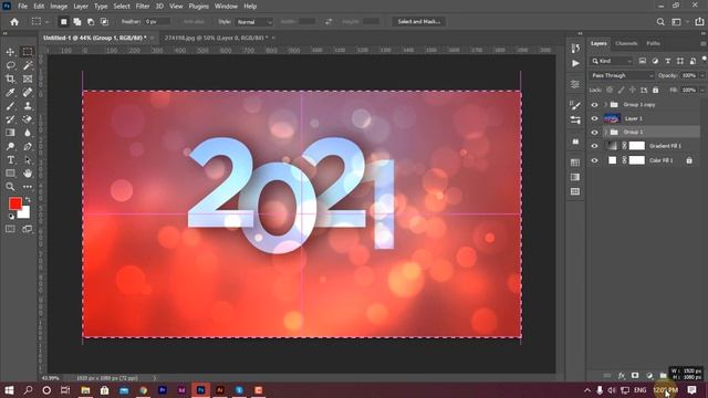 Create Happy New Year 2021 Wallpaper/Card/Poster Design in Photoshop - Photoshop Tutorial | 2021 | смотреть онлайн