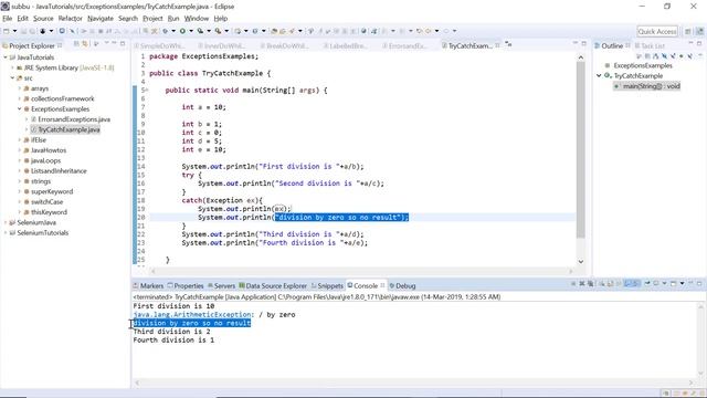 24A. Java Basics for Selenium - Exception Handling - Try Catch and Finally Blocks смотреть онлайн