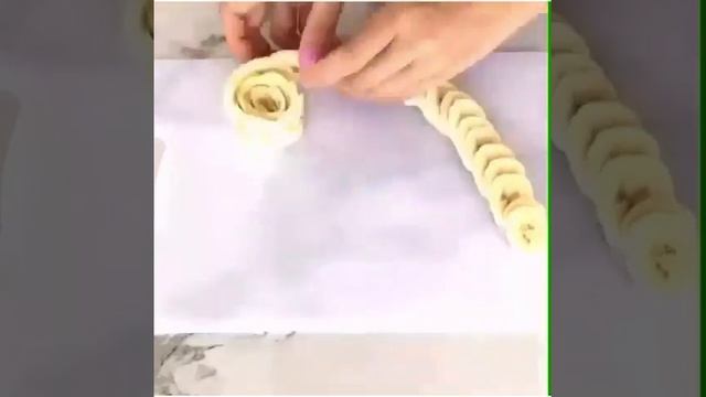 Красивая нарезка банана. смотреть онлайн