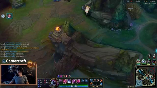 FULL AP CHO'GATH SUPPORT EATS BOTLANERS IN ONE GULP - (League of Legends) смотреть онлайн