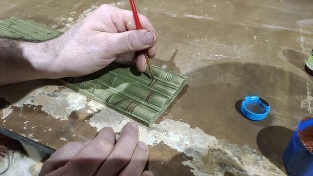 ПОКРАСКА БАМБУК СУХИМ ПИГМЕНТОМ,ЧАСТЬ 2 смотреть онлайн
